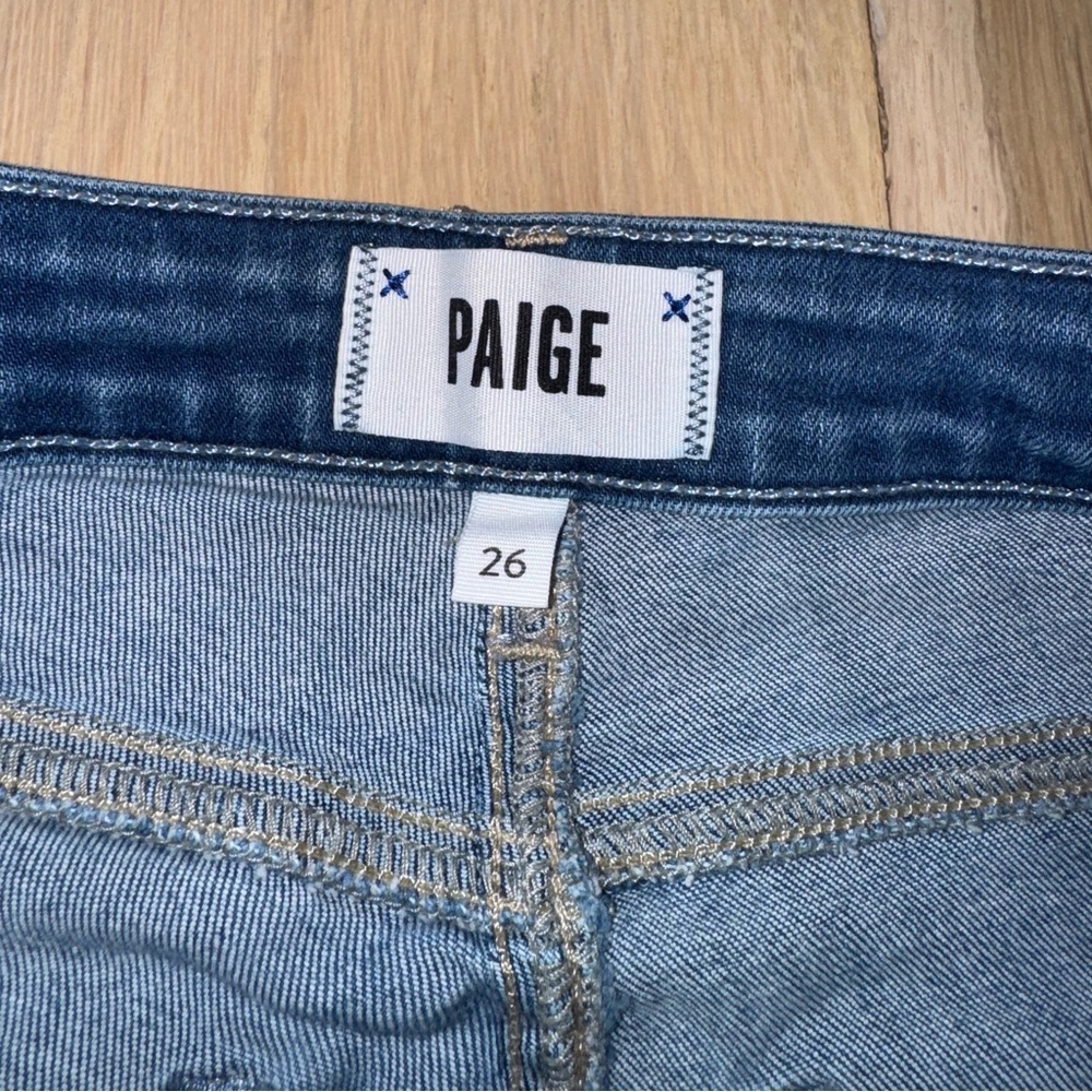 PAIGE Hoxton Ankle Jeans Medium Wash Size 26 - Picture 3 of 6